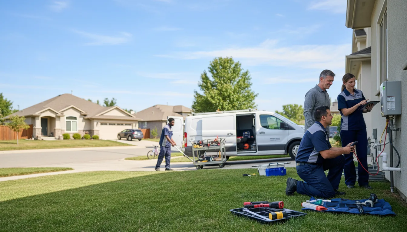 Tankless water heater service in Ganado, TX